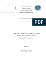 Republic of The Philippines Department of Education Region X - Northern Mindanao Division of Misamis Oriental