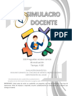 Simulacro Concurso Docente PDF