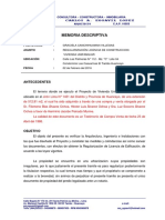 Memoria e Informe de Estabilidad de Obra Sra. Graciela