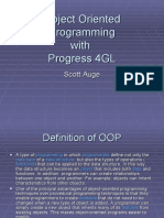 Object Oriented Programming