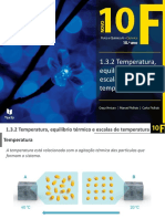 Temperatura, Equilíbrio Térmico e Escalas de Temperatura