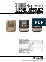 Service Manual - Yamaha Magicstomp UB99A UB99B UB99MKII PDF