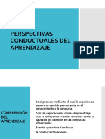 Perspectivas Conductuales Del Aprendizaje