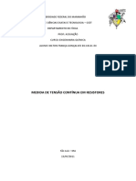 Relatorio de Fisica 3 - Medida de Tensão Contínua - NILTON