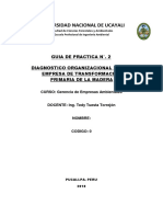 Informe Aserradero Pucallpa