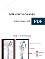 Deep Vein Thrombosis: Dr. Iman Haryana SPJP