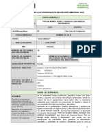 Ficha Resumen de La Experiencia en Educación Ambiental PRIMARIA I.E. 10 de MARZO