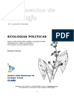 Gudynas 2014 EcologiaPoliticaDefinicionesTendenciasGudynasDT2014 PDF