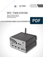 User Manual, TESA BPX TWIN-STATION EN DE FR PDF