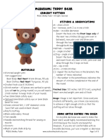 Amigurumi Teddy Bear Pattern