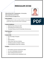 Curriculum Vitae: Anup Soni