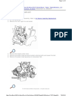 Drive Belt Replacement: Removal Procedure