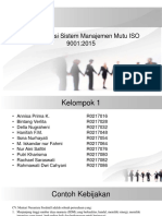 Implementasi Sistem Manajemen Mutu ISO 9001