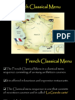 French Classical Menu