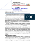 Sesión #07 Cultivando La Obediencia-Aprendiendo A Depender de Dios 020619DA