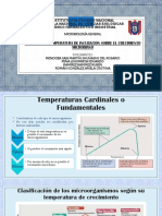 Efecto de La Temperatura en Los Microorganismos