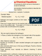 Balancing Chemical Equations