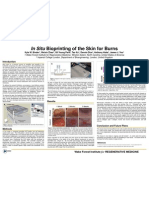 In Situ Bio Printing of The Skin For Burns