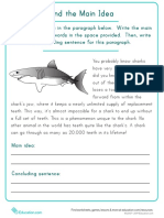 Find Main Idea Shark 2