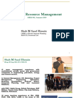 Human Resource Management: Shah M Saad Husain