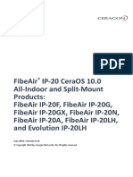 Ceragon FibeAir IP-20 Split-Mount Release Notes 10.0 Rev B.10 PDF