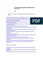 Exam Ref 70-779 Analyzing and Visualizing Data With Microsoft Excel List of Urls