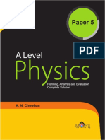 A Level Physics Paper 5 Book Selected Pages