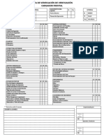 Check List - Cargador Frontal