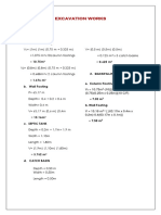 Excavation Works: 1. Excavation: A. Column Footing