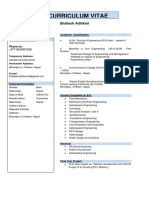 Curriculum Vitae: Shailesh Adhikari