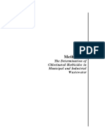 Method 615: The Determination of Chlorinated Herbicides in Municipal and Industrial Wastewater