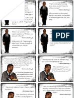 Martin Luther King JR Task Card Journal Prompts