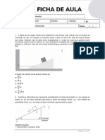 Exercícios de Plano Inclinadp