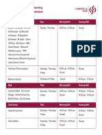 Commercial Bank Branches Working Hours During The Month of Ramadan