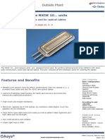 NXOK 10... Joint Closures For OPGWs Steel Tube