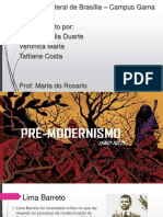 Pre Modernismo