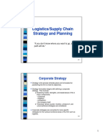 Logistic Strategy and Planning