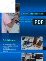 Use of Multimeter: Engr. Rolly Boy P. Lorilla Registered Electrical Engineer