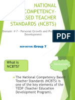 National Competency Based Teacher Standards