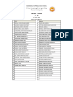 Final Grade 9 Masterlist PDF