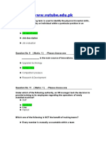 Human Resource Management - MGT501 Spring 2006 Mid Term Paper 1