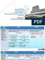 Briefing On RA 10963 (TRAIN LAW)