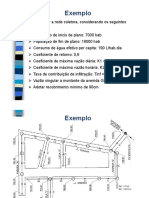 Rede Coletora de Esgoto - Exemplo