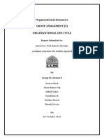 Organizational Dynamics Group Assignment (2) Organizational Life Cycle