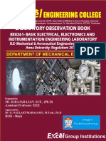 BE8261 - BEEIE Lab Manual For II Sem Mech/ Aero