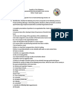 Diagnostic Test On Food and Beverages