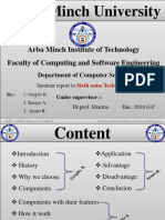 Arba Minch University: Arba Minch Institute of Technology Faculty of Computing and Software Engineering