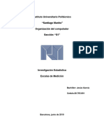 Investigacion Estadística y Escalas de Medicion