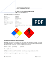 MSDS Acetiileno