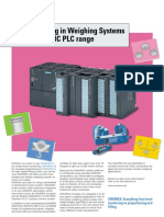 SIWAREX: Plug in Weighing Systems For The SIMATIC PLC Range